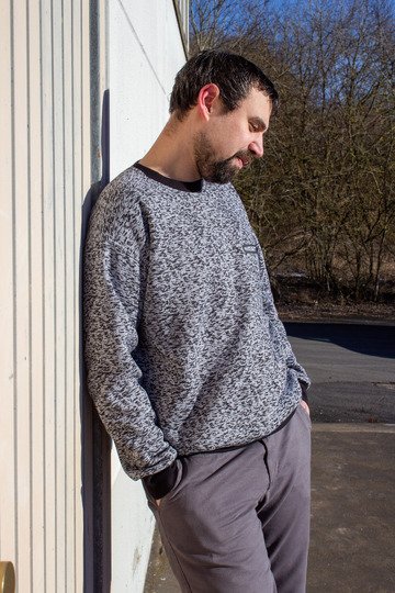 Schnittmuster Sweater mit überschnittenen Schultern Herren Gr. 44 - 64