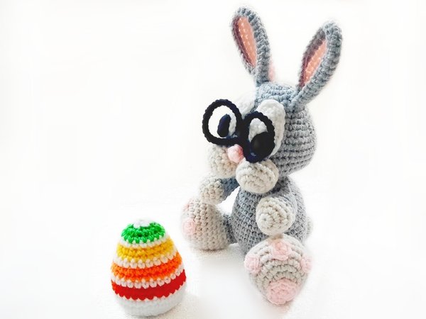 Crochet pattern Easter Bunny Ternura Amigurumi