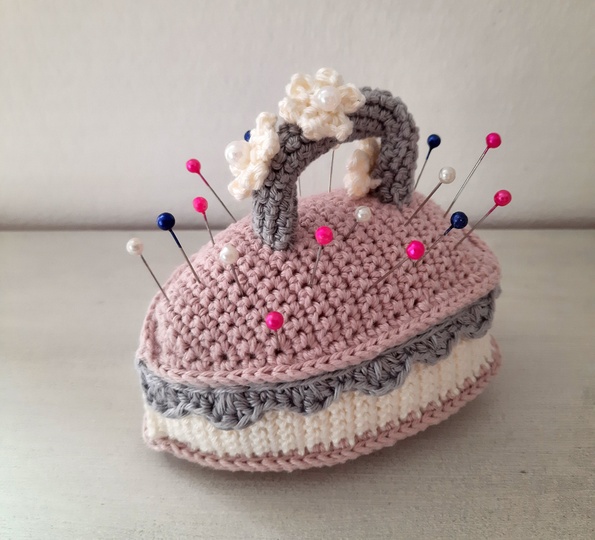 Nadelkissen häkeln - "Bügeleisen" - Häkelanleitung PDF