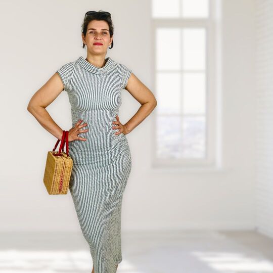 Jerseykleid Agda Gr. 34-46 Schnittmuster und Nähanleitung