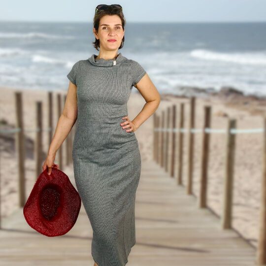 Jerseykleid Agda Gr. 34-46 Schnittmuster und Nähanleitung