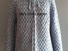 Häkelanleitung "Übergangsjacke" *jede Größe machbar*