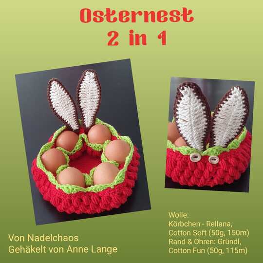 Anleitung Osterkorb 2 in 1
