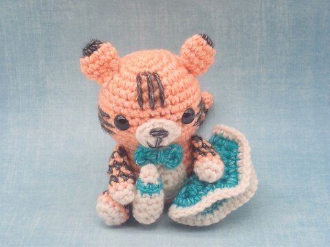 Baby Tiger - Crochet Amigurumi Pattern - English