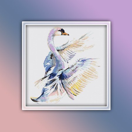 Swan 4 Cross Stitch Pattern PDF