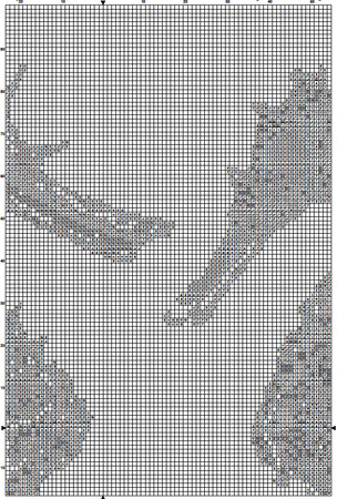 Seahorses 1 Cross Stitch Pattern PDF