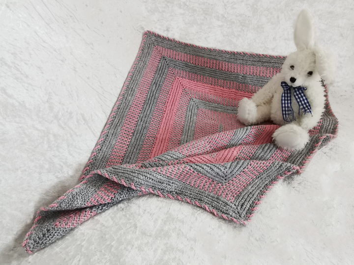 Häkelanleitung Kuscheldecke // Babydecke Lana