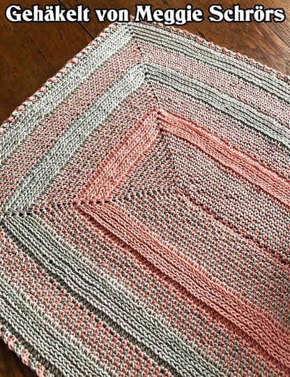 Häkelanleitung Kuscheldecke // Babydecke Lana