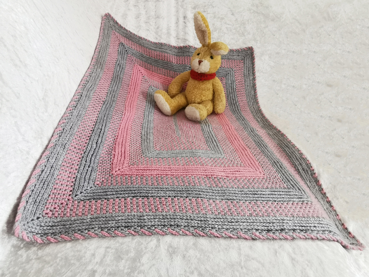 Häkelanleitung Kuscheldecke // Babydecke Lana