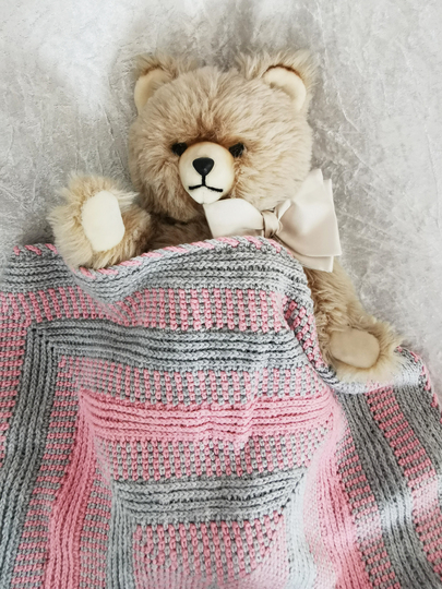 Häkelanleitung Kuscheldecke // Babydecke Lana