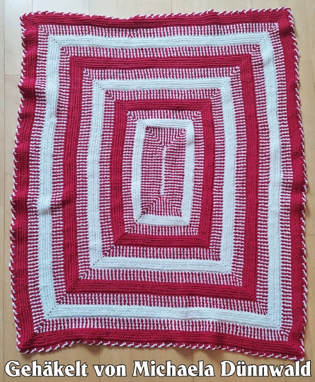 Häkelanleitung Kuscheldecke // Babydecke Lana