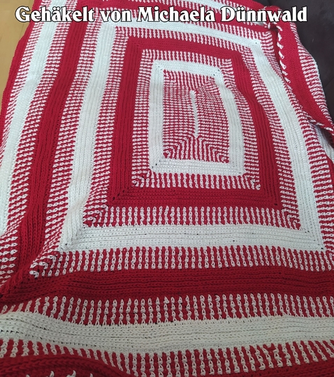 Häkelanleitung Kuscheldecke // Babydecke Lana