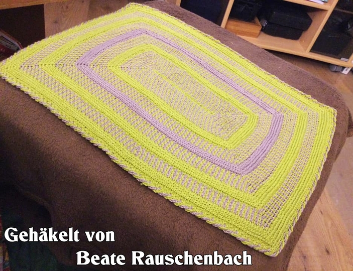 Häkelanleitung Kuscheldecke // Babydecke Lana