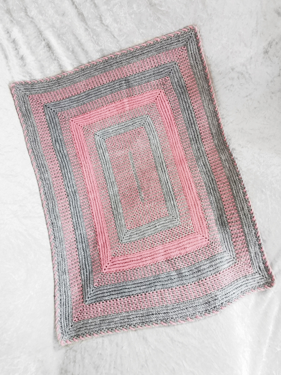 Häkelanleitung Kuscheldecke // Babydecke Lana