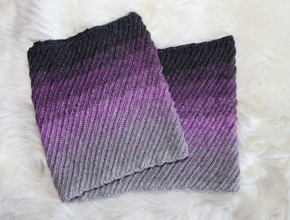 Loop Shawl Summer Waves Knitting Pattern