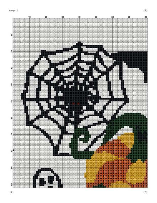 Halloween, modern cross stitch pattern - Image 5