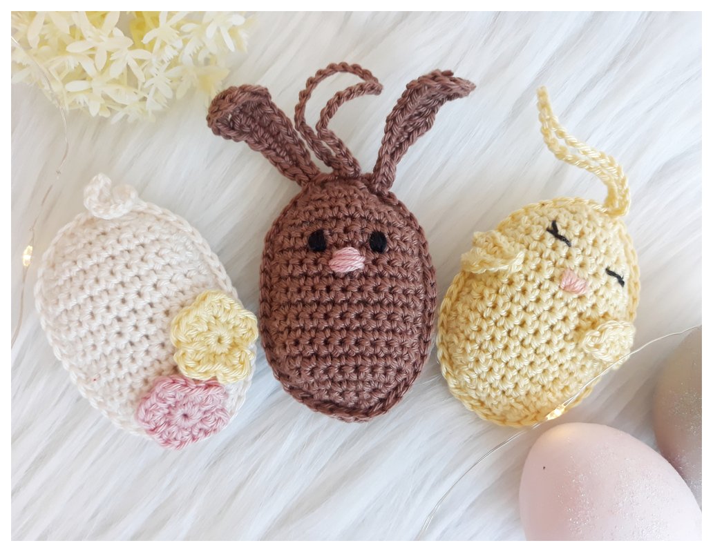 Osteranhänger, kostenlose Häkelanleitung