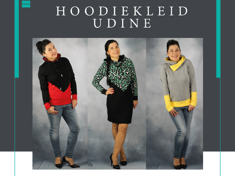 Ebook Hoodiekleid UDINE Gr. 32-56