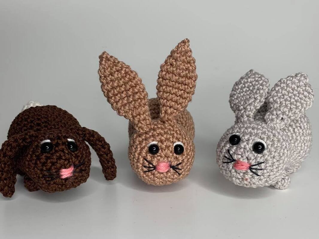 cute bunny - crochet pattern