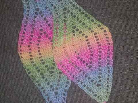 Anleitung Kinderhäkelschal Becky perfekt für Anfänger