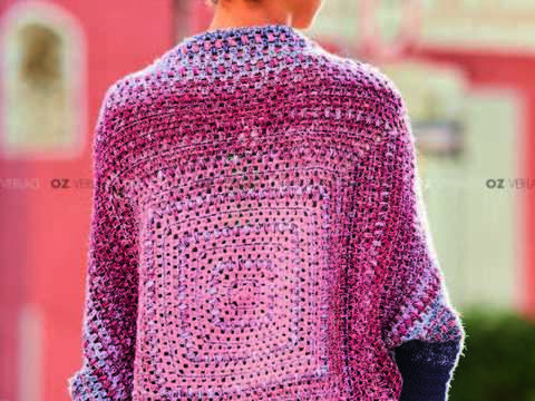 Seelenwärmer Noppen-Granny