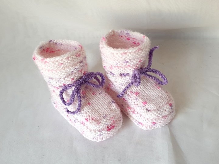 Strickanleitung Baby-Schuhe, Babyschuhe,  Sohlenlänge ca. 10 cm  #286