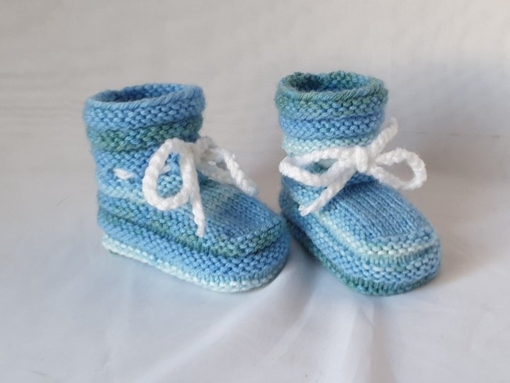Strickanleitung Baby-Schuhe, Babyschuhe,  Sohlenlänge ca. 10 cm  #286