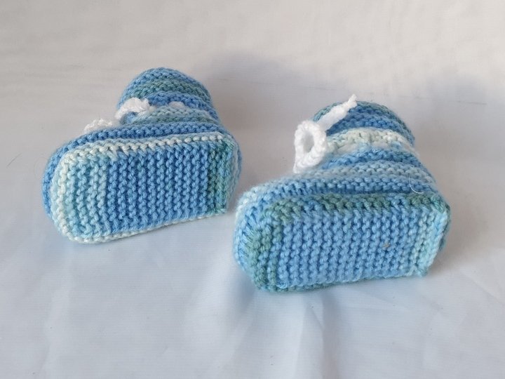 Strickanleitung Baby-Schuhe, Babyschuhe,  Sohlenlänge ca. 10 cm  #286