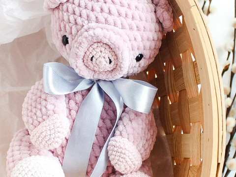 Häkelanleitung Jelly Schwein