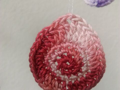 Anleitung Gehäkelte Ostereier - Anhänger für den Strauß