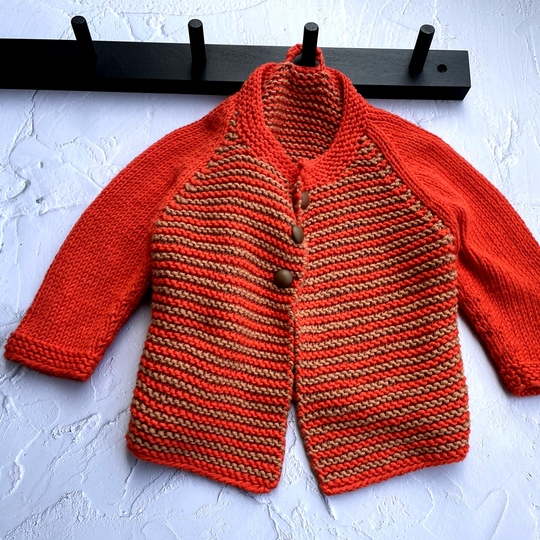 Strickanleitung Kinderjacke MIRA Größe 68 – 98