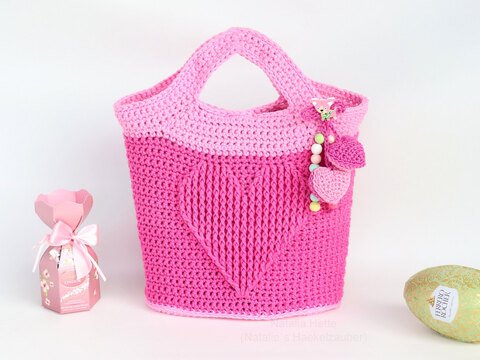 Tasche (Geschenkverpackung) mit dem Herz (2 Gr.)