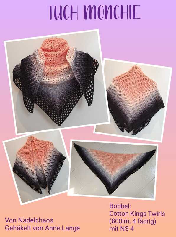 Anleitung Tuch Monchie - Bild 8