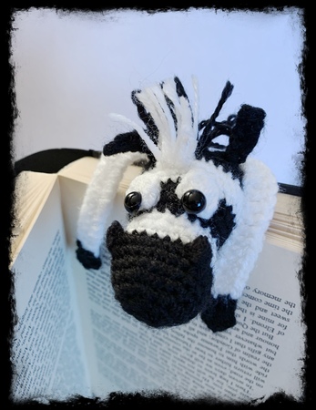 Pattern bookmark zebra - Crochet