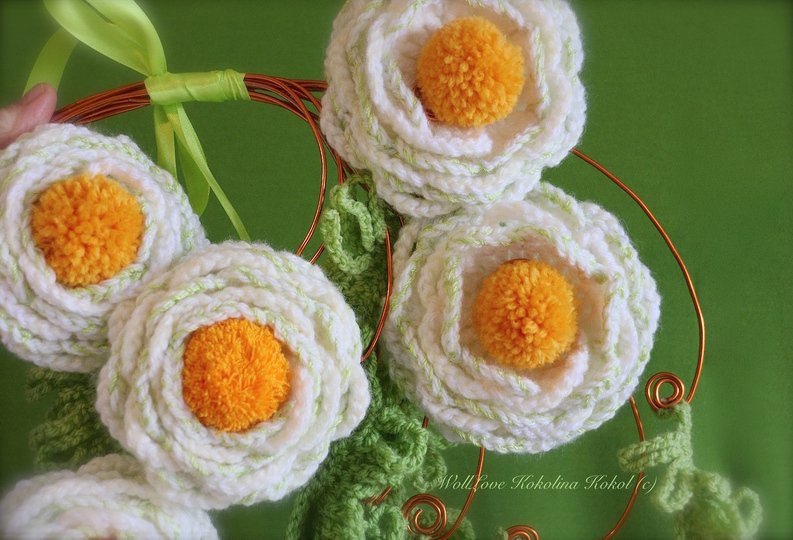 Häkel Anleitung Blume Dottergelb