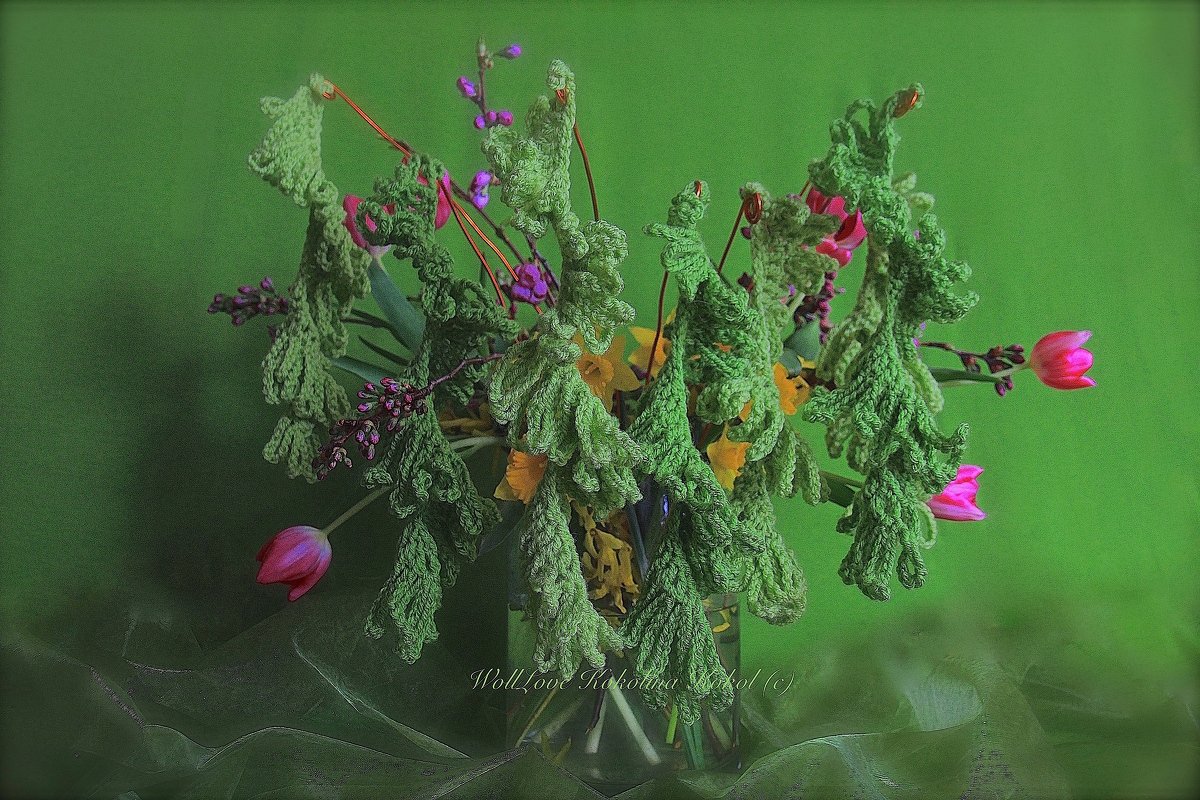 Häkel Anleitung : Blatt take me to fairyland