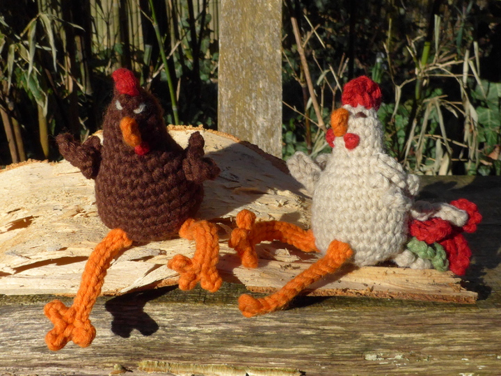 Anleitung Gehäkelte Hühnerparade