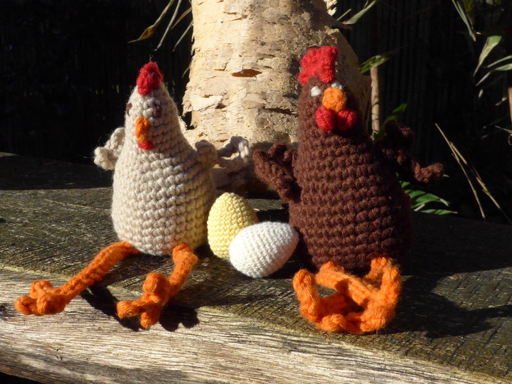 Anleitung Gehäkelte Hühnerparade