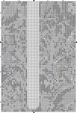 Succulent U Alphabet Letter Monogram Cross Stitch Pattern PDF