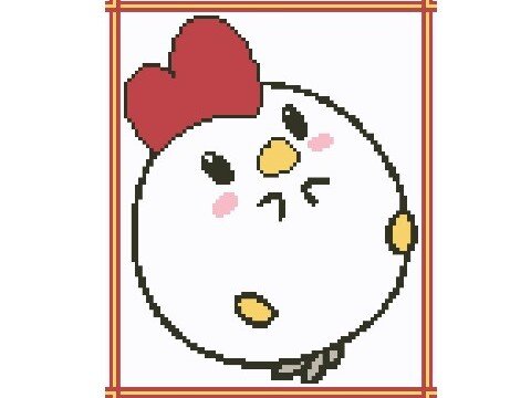 Häkelmuster * VERRÜCKTES HÜHNCHEN * Grafik für FM Decke