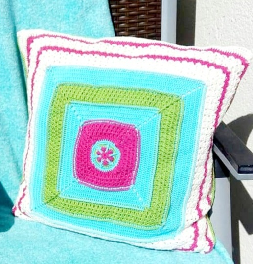 Häkelanleitung Kissen "Rosenkavalier"