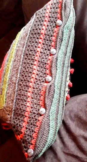 Häkelanleitung Kissen "Rosenkavalier"