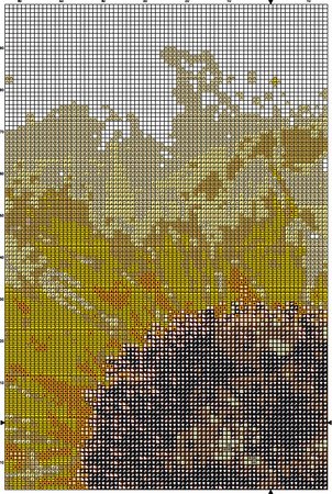 Sunflower 5 Cross Stitch Pattern PDF