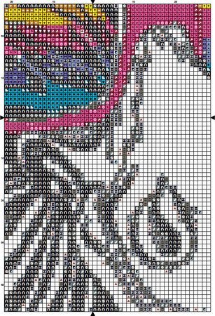 Unicorn Zebra Cross Stitch Pattern PDF