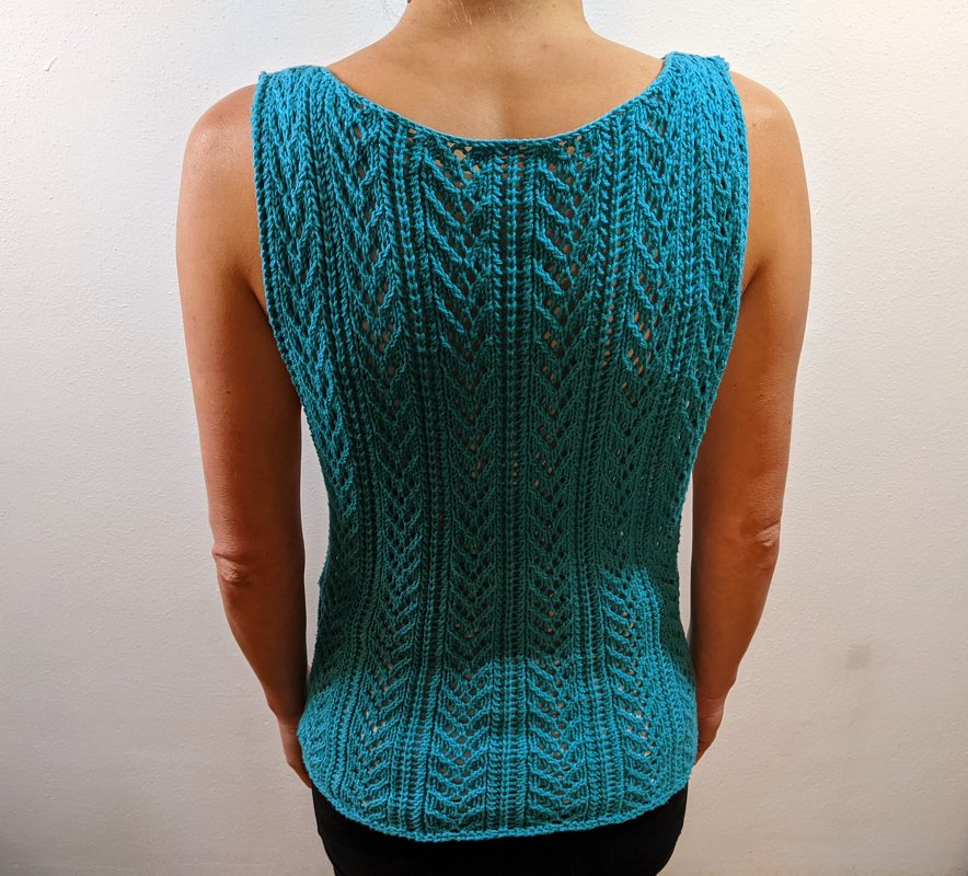 Strickanleitung Top mit offenen Seiten