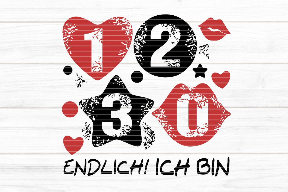 Zahlen Set 1 2 3 0 Plotterdatei SVG DXF FCM