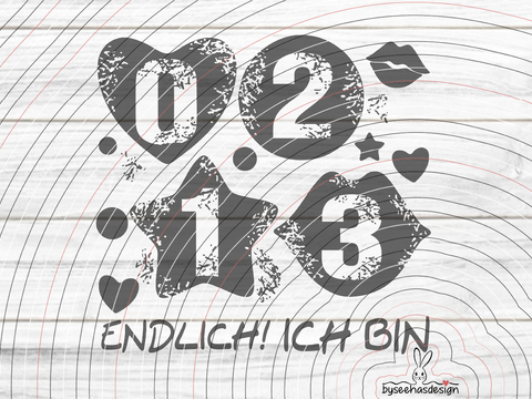 Zahlen Set 1 2 3 0 Plotterdatei SVG DXF