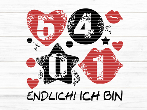 Zahlen Set 1 4 5 0 Plotterdatei SVG DXF FCM