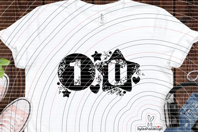 Zahlen Set 1 6 7 0 Plotterdatei SVG DXF