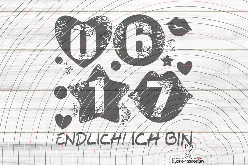 Zahlen Set 1 6 7 0 Plotterdatei SVG DXF